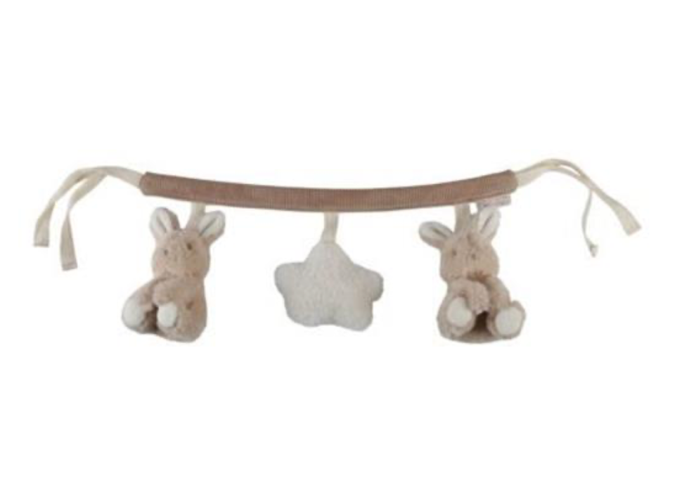 Little Dutch Stroller Toy Chain Baby Bunny image 0