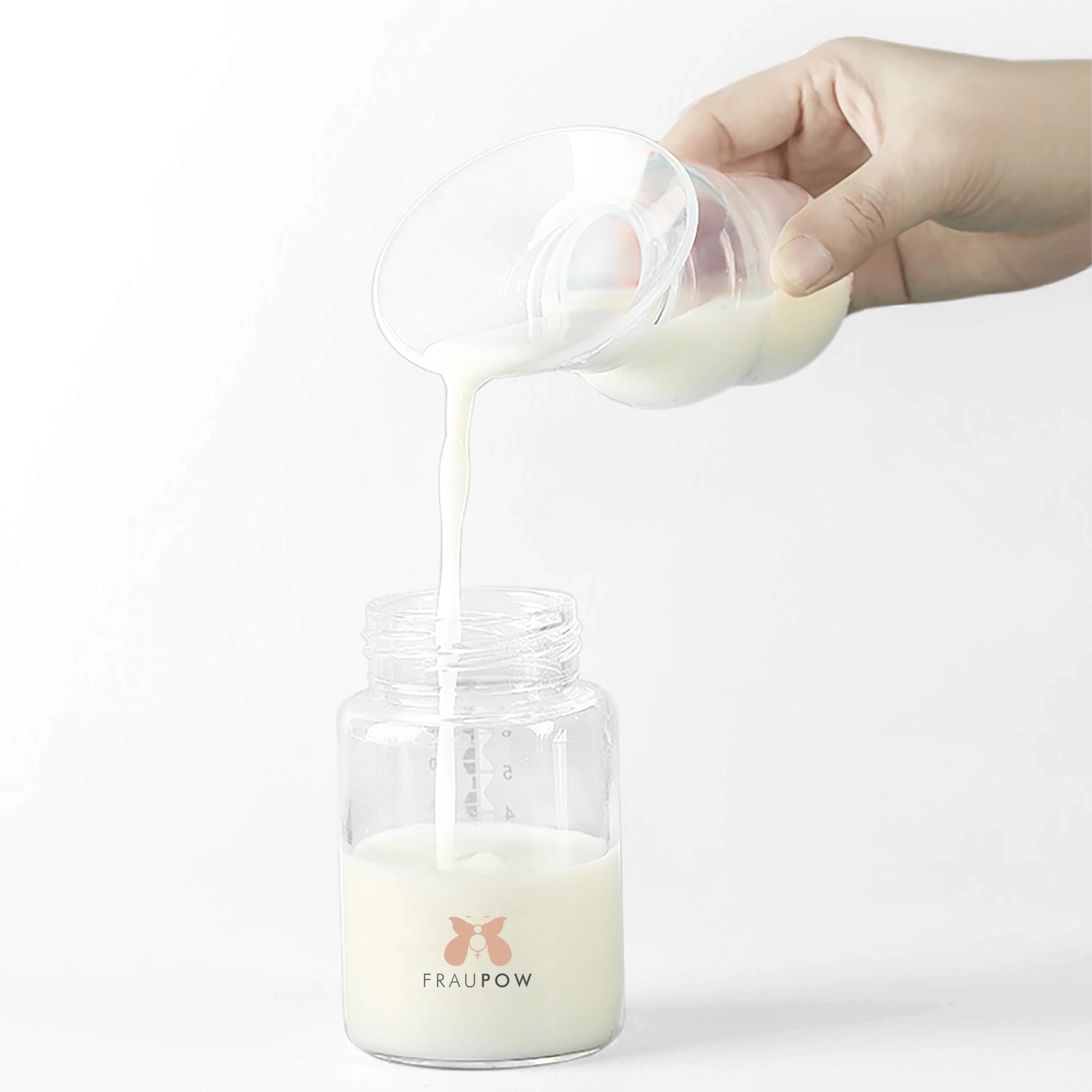 Fraupow Manual Breast Pump & Milk Collector image 3