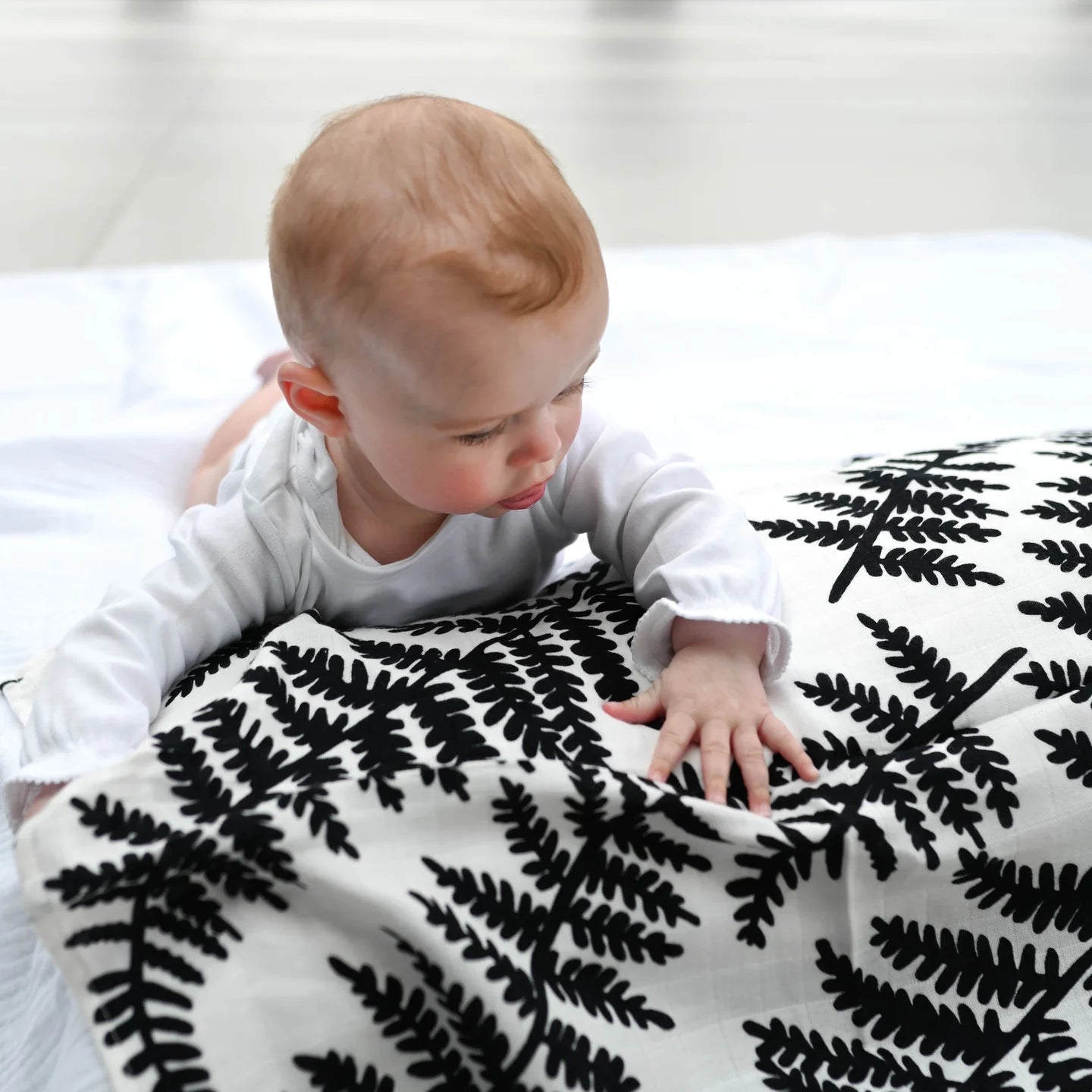 Etta Loves XL Sensory Muslin Fern image 1