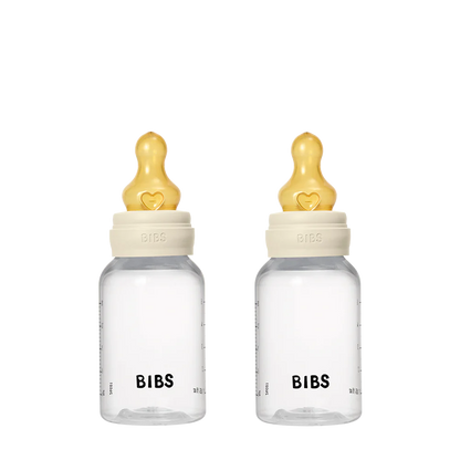 BIBS Baby BPA-Free PP Bottle Set 150ml 2 Pack Latex - Ivory