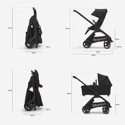 Bugaboo Dragonfly Carrycot & Seat Pushchair