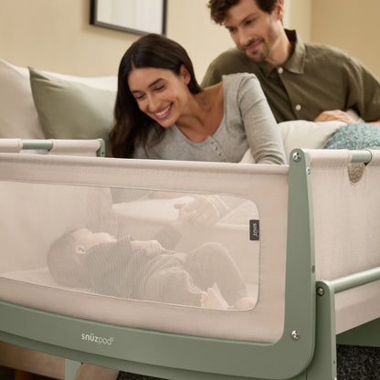 Snüz SnuzPod5 Bedside Crib - Sage