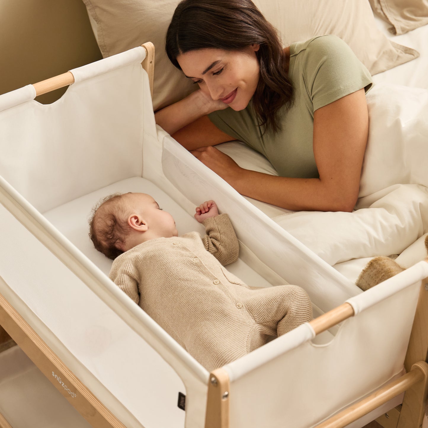 Snüz SnuzPod5 Bedside Crib - Natural