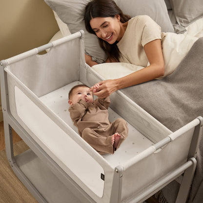 Snüz SnuzPod5 Bedside Crib - Pebble