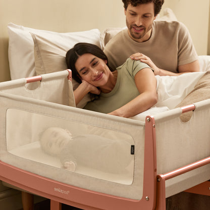 Snüz SnuzPod5 Bedside Crib - Terracotta