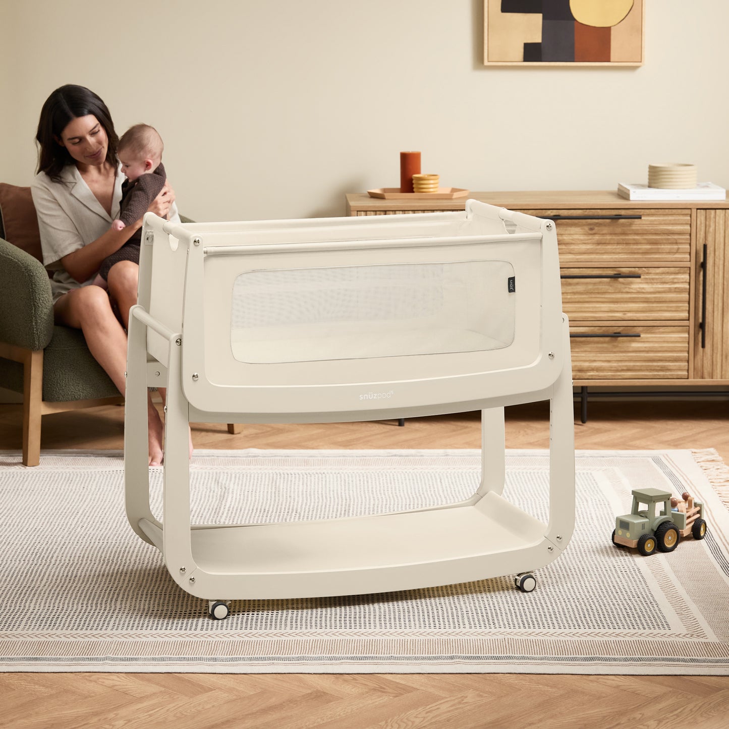 Snüz SnuzPod5 Bedside Crib - Cashmere