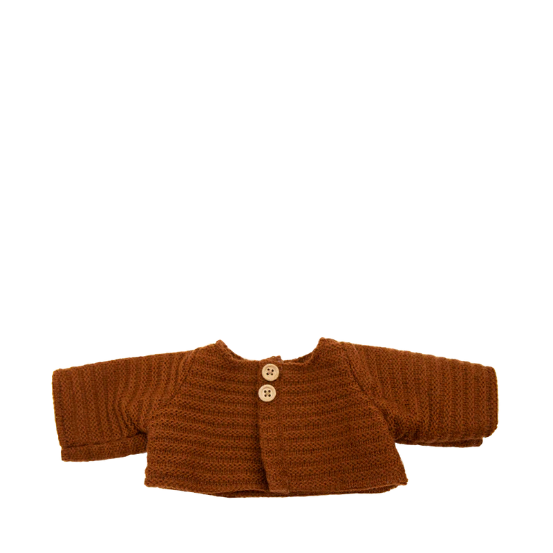 Olli Ella Dinkum Cardigan - Chestnut