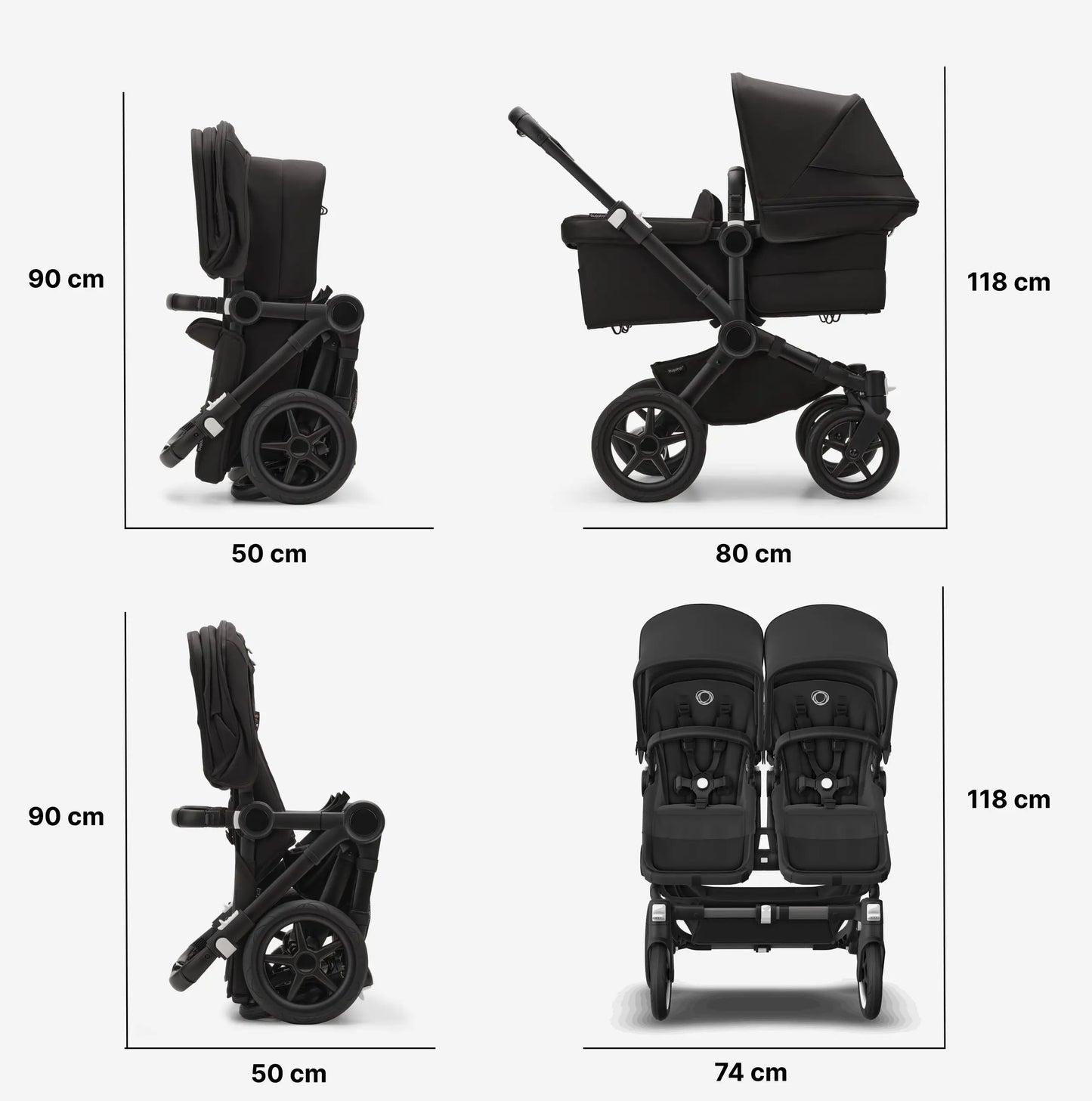 Bugaboo Donkey 5 Twin Complete Pushchair