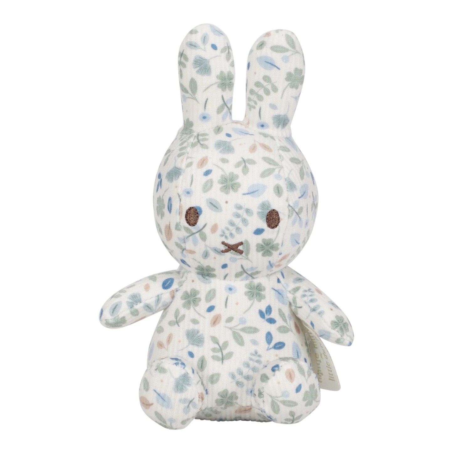 Little Dutch x Miffy Cuddle Toy 15cm Lucky Leaves Print