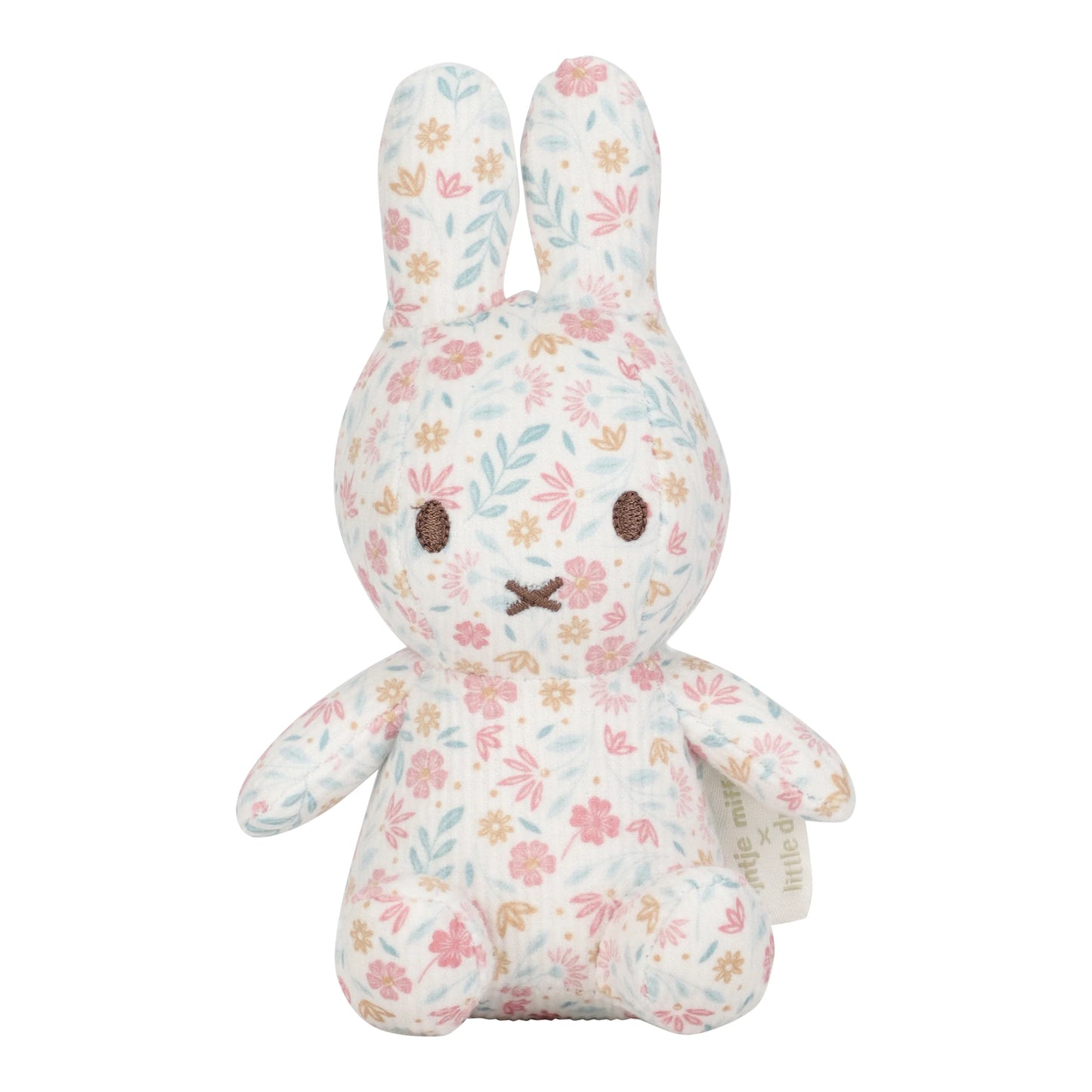 Little Dutch x Miffy Cuddle Toy 15cm Lucky Blossom Print