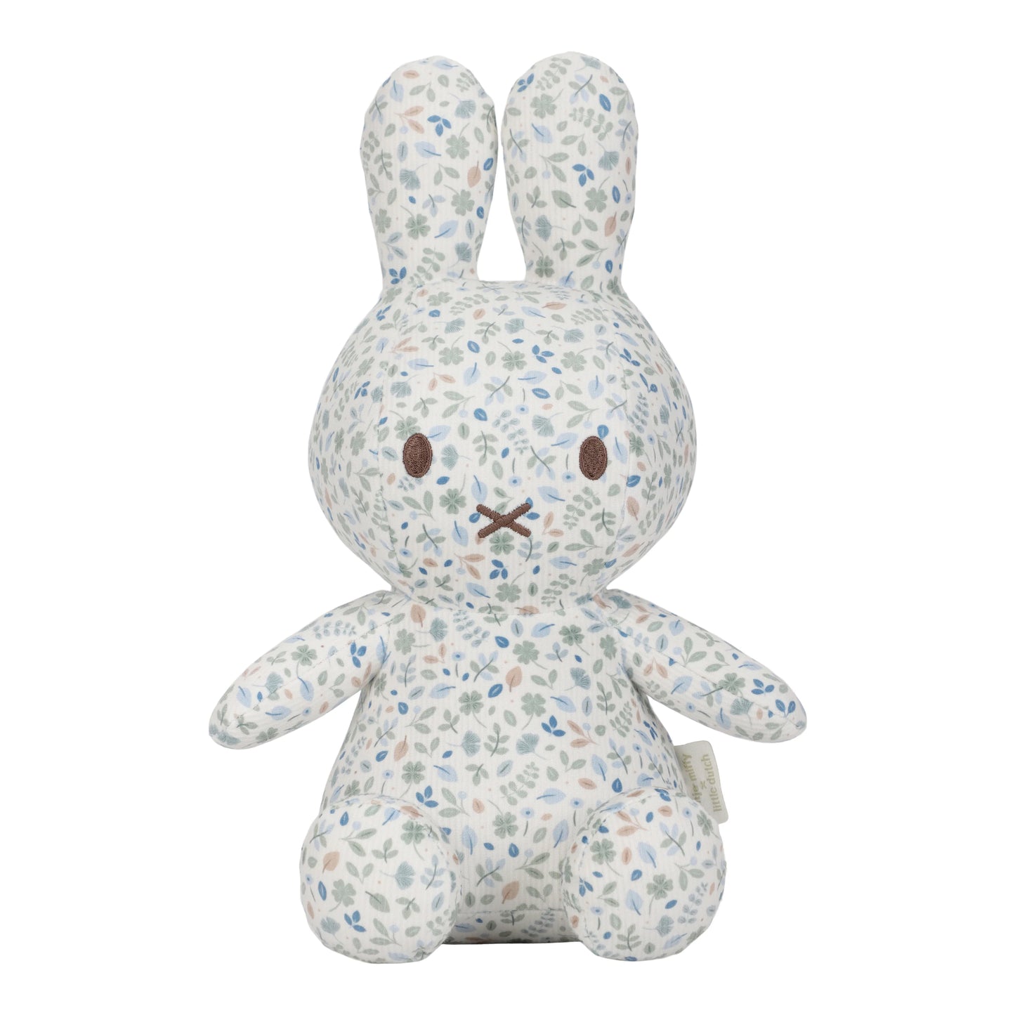 Little Dutch x Miffy Cuddle Toy 30cm Lucky Leaves Print