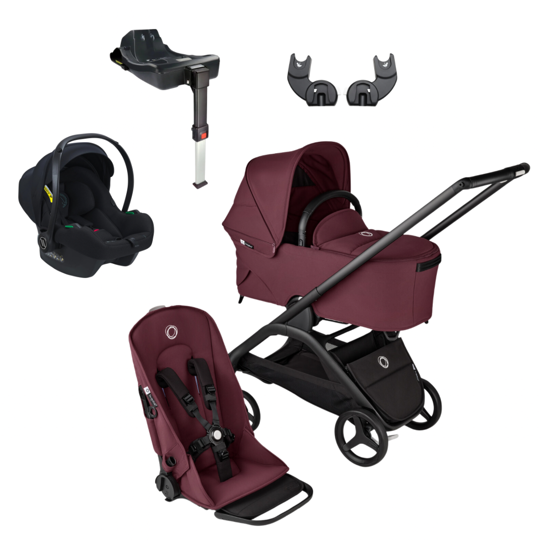 Bugaboo Dragonfly Pushchair with Avionaut Cosmo Smart 2.0 & Dock2 Isofix Base