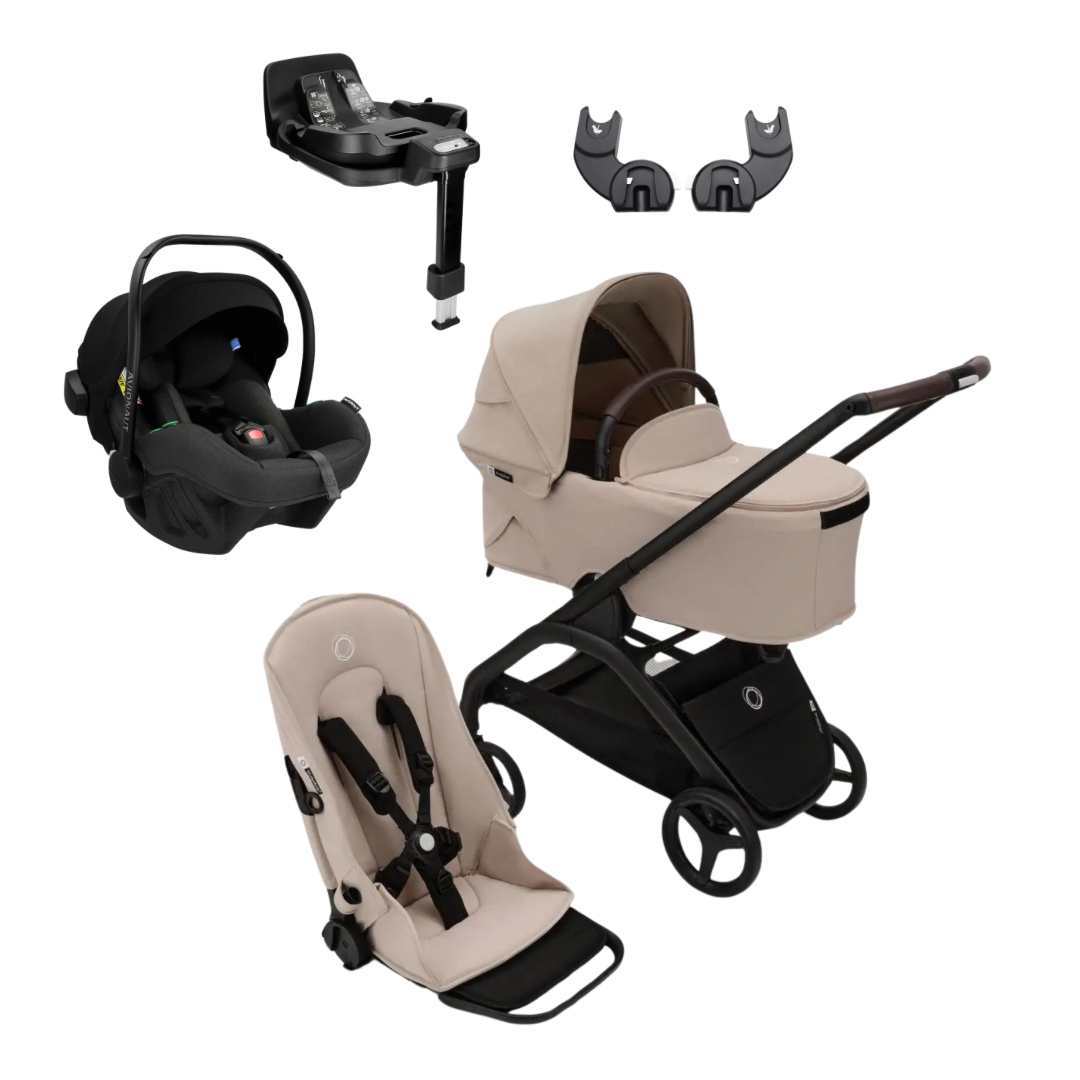 Bugaboo Dragonfly Pushchair with Avionaut Pixel Pro 2.0C & IQ Orbit Isofix Base