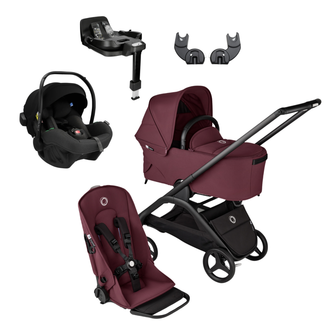 Bugaboo Dragonfly Pushchair with Avionaut Pixel Pro 2.0C & IQ Orbit Isofix Base