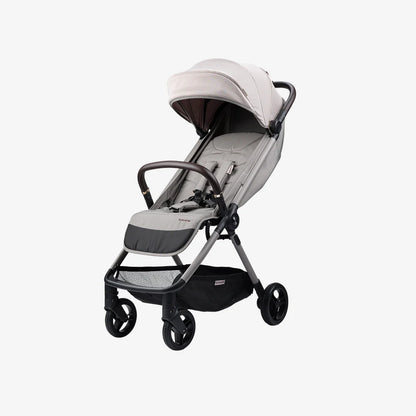 Bababing Auto Fold Compact Stroller - Almond