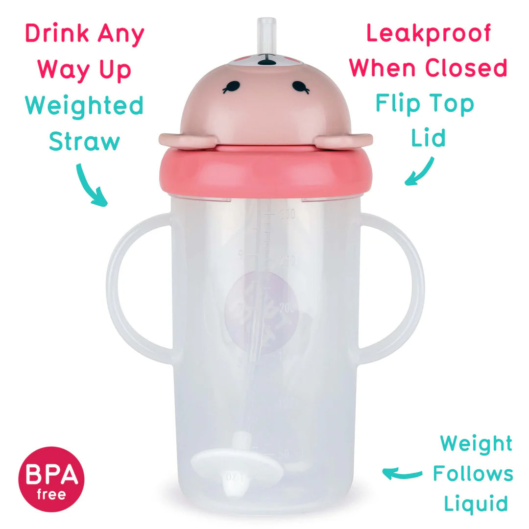 Tum Tum Tippy Up Cup with Weighted Straw - Betsy Large 400ml