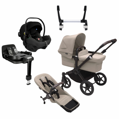 Bugaboo Donkey 5 Mono Pushchair with Avionaut Pixel Pro 2.0C & IQ Orbit Isofix Base