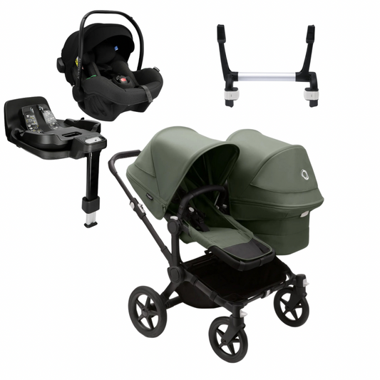 Bugaboo Donkey 5 Duo Pushchair with Avionaut Pixel Pro 2.0C & IQ Orbit Isofix Base