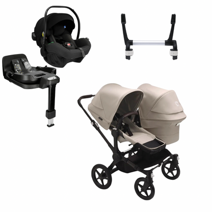 Bugaboo Donkey 5 Duo Pushchair with Avionaut Pixel Pro 2.0C & IQ Orbit Isofix Base