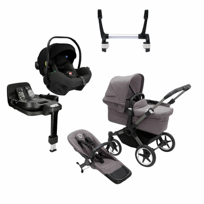 Bugaboo Donkey 5 Mono Pushchair with Avionaut Pixel Pro 2.0C & IQ Orbit Isofix Base