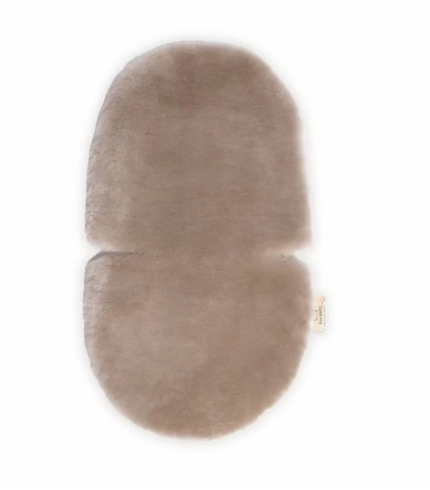 Baa Baby Sheepskin Pram Style Liner | Latte Shorn Hair image 0