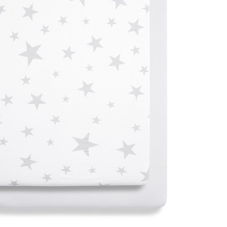 Snüz SnuzPod4 2 Pack Fitted Crib Sheets - Stars image 0