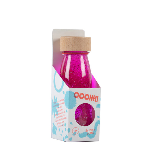 Petit Boum Sensory Bottle Float Pink image 0