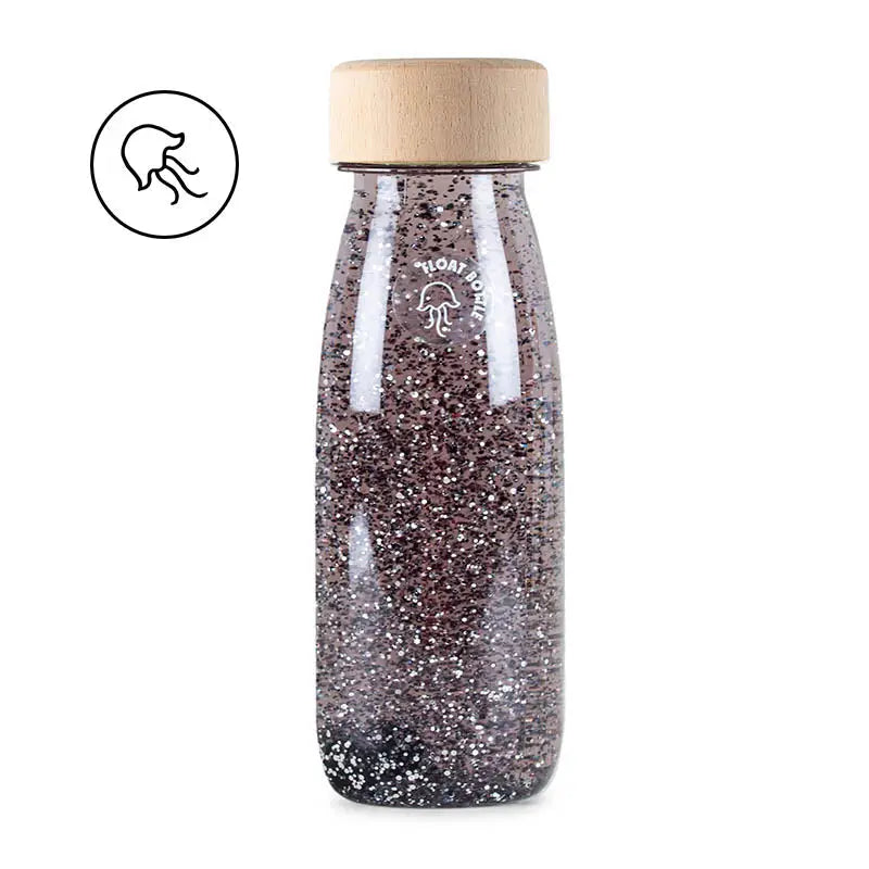 Petit Boum Sensory Bottle - Black Float image 0