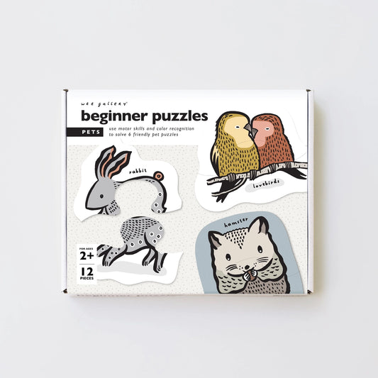 Wee Gallery Beginner Puzzles - Pets image 0