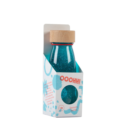 Petit Boum Sensory Bottle Float Turquoise image 0