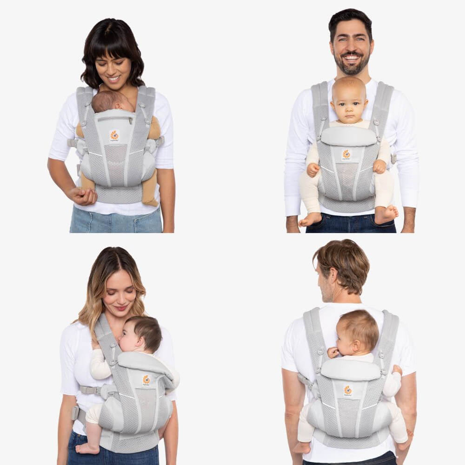 ergobaby Omni™ Breeze Carrier Onyx Blooms image 3