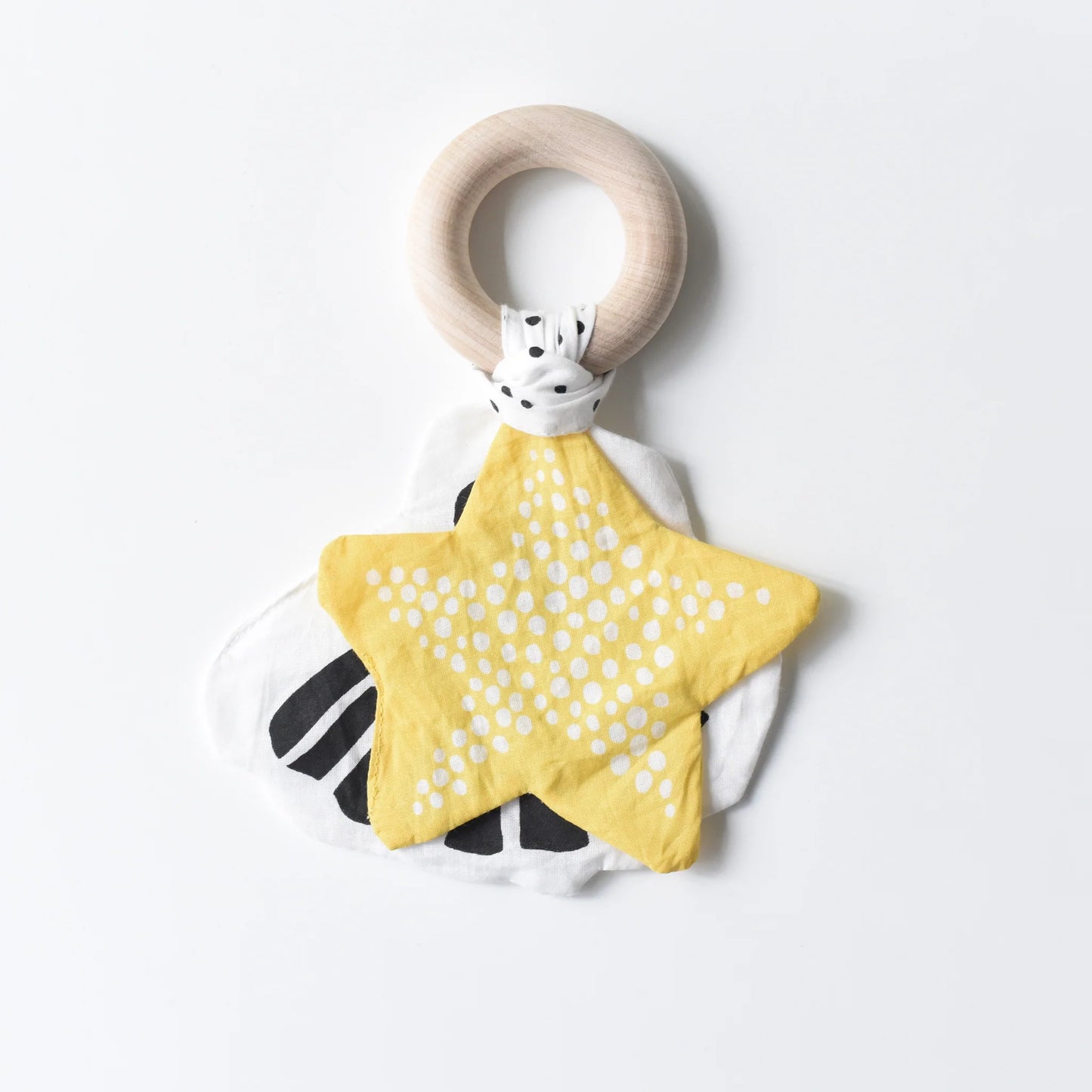 Wee Gallery Crinkle Teether Starfish Toy