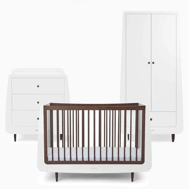 Snüz SnuzKot Skandi 3 Piece Nursery Furniture Set 'The Natural Edit" image 1