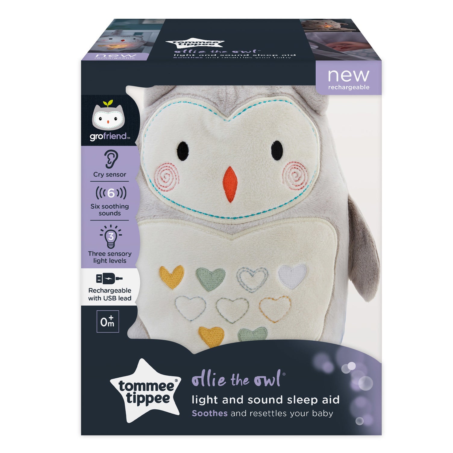 Tommee Tippee Light & Sound Sleep Aid Ollie image 0