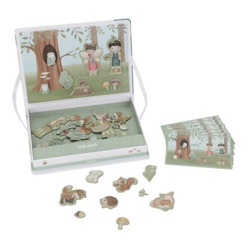 Little Dutch Magnetic Playboard - Forest Friends image 1