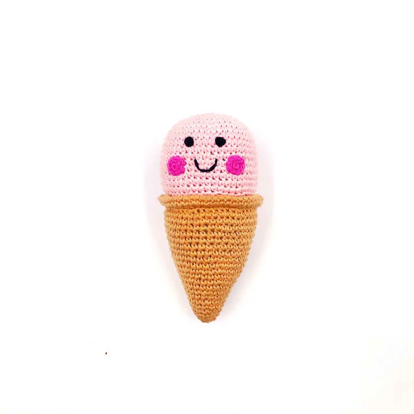 Pebble Strawberry Ice Cream Rattle image 0