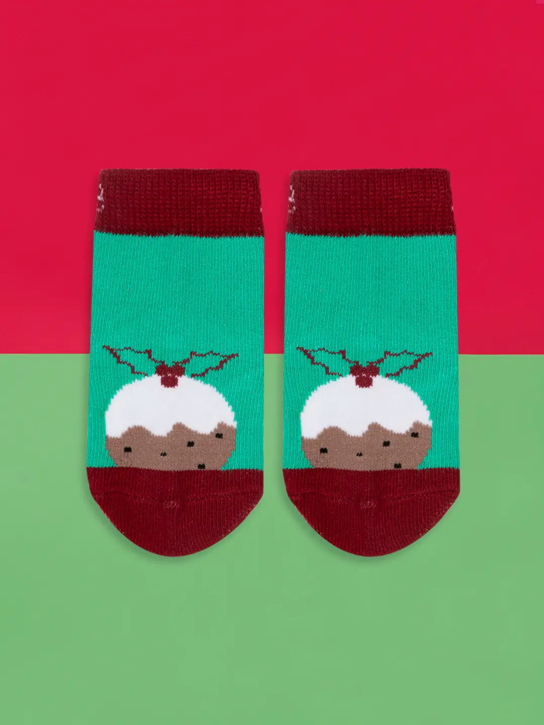 Blade And Rose Christmas Pudding Socks image 0