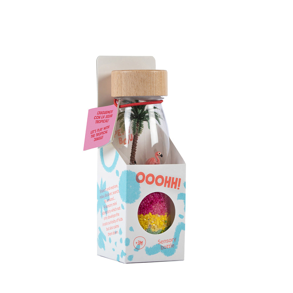 Petit Boum Sensory Bottle Spy Flamingo image 0