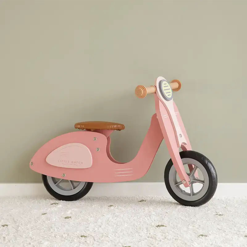 Little Dutch Balance Bike Scooter - Pink image 1