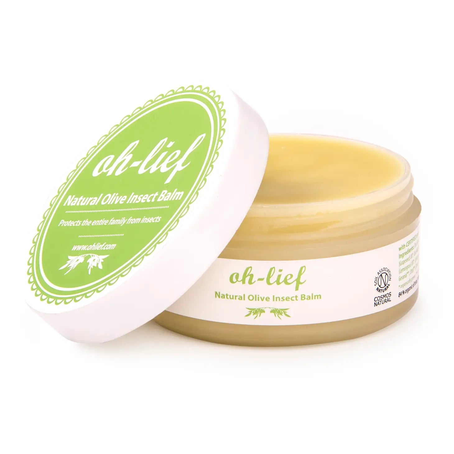 Oh Lief Natural Olive Outdoor Balm 100ml - Insect Repellent image 0