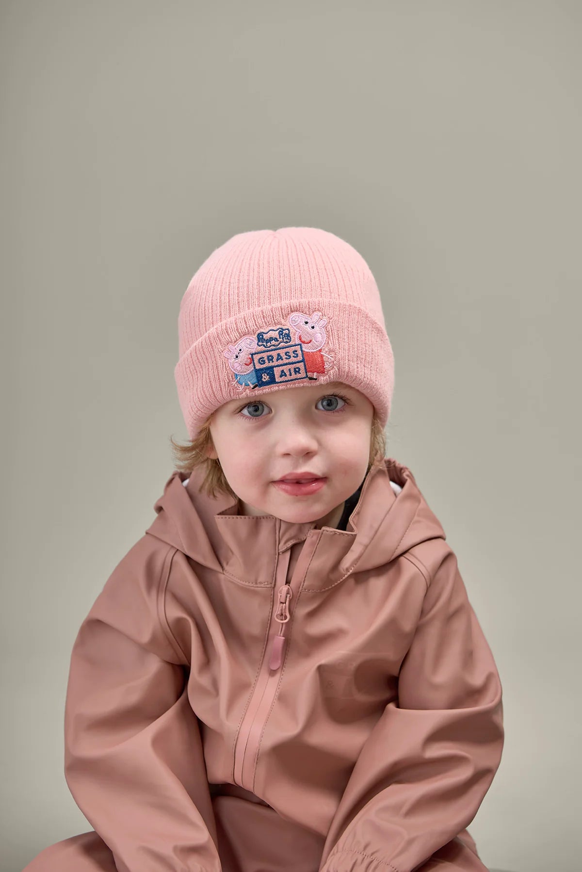 Grass & Air x Peppa Pig Beanie Hat Pink image 5