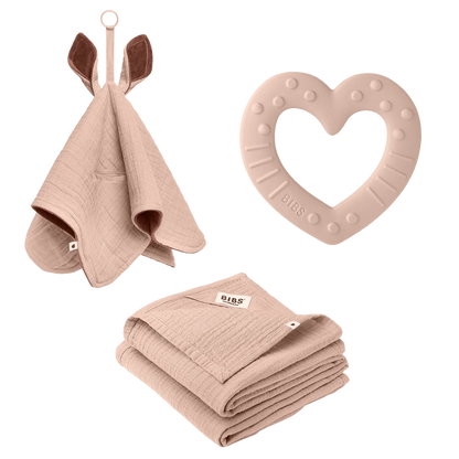 BIBS Newborn Gift Set Blush Pink image 1