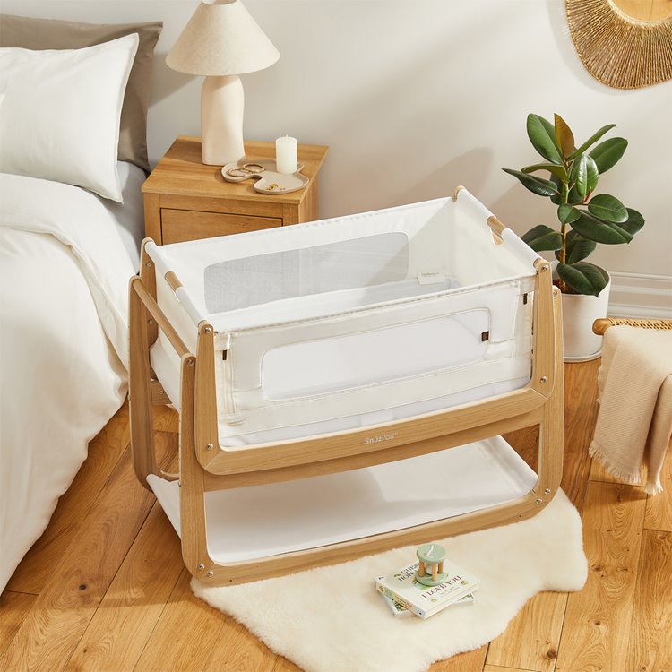 Snüz SnuzPod4 Bedside Crib 'The Natural Edit' Oak image 5