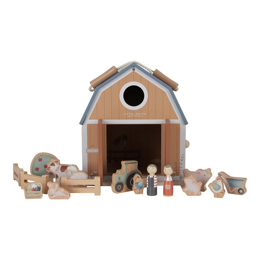 Little Dutch Portable Dolls House Little Farm image 0