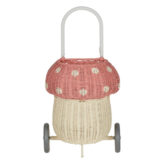 Olli Ella Rattan Mushroom Luggy - Musk image 0