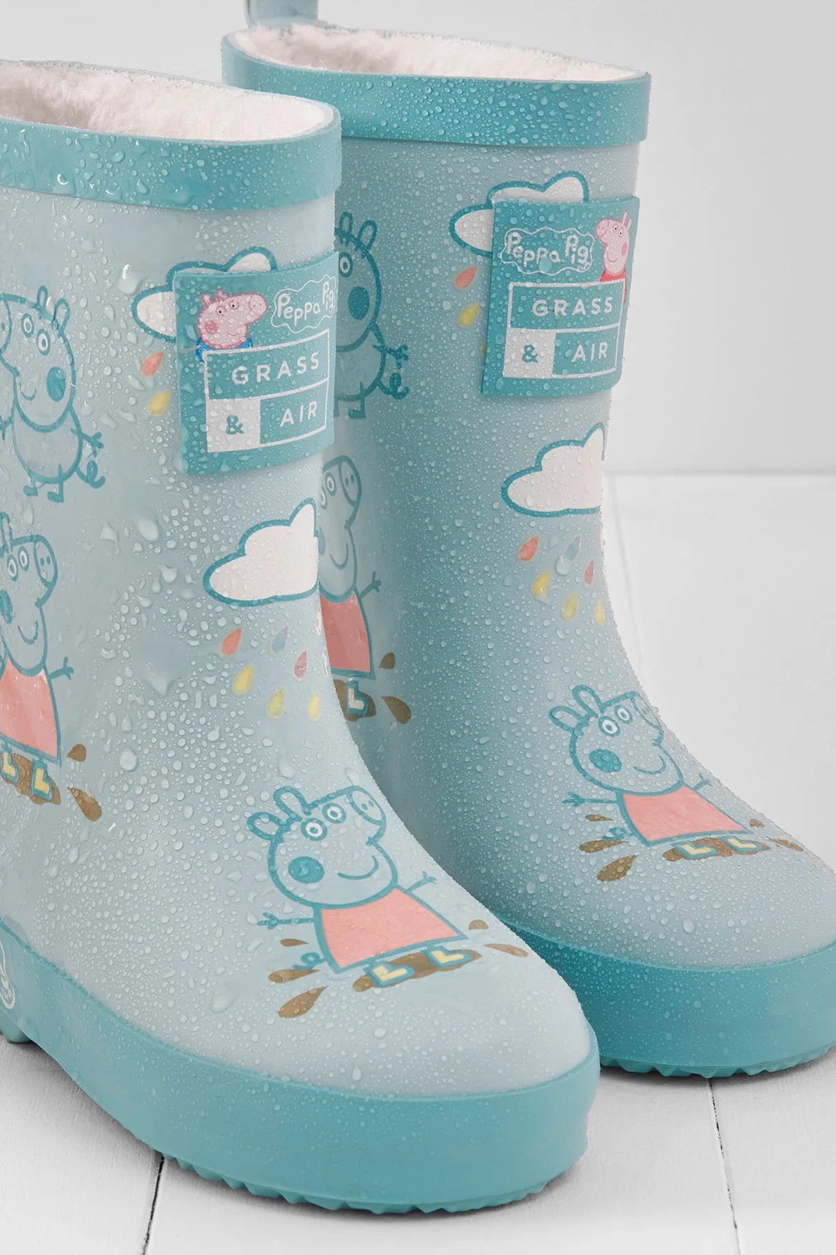 Grass & Air x Peppa Pig Colour Changing Wellies Blue image 2