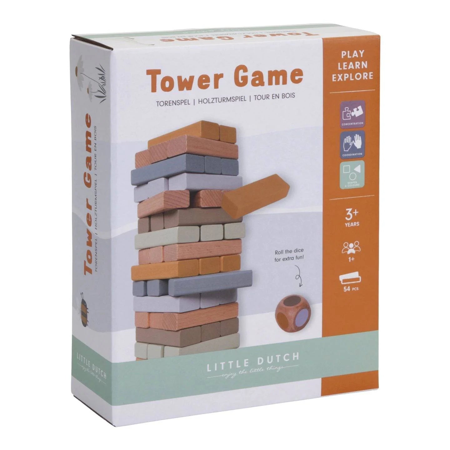 Little Dutch Wooden Tower Game image 0