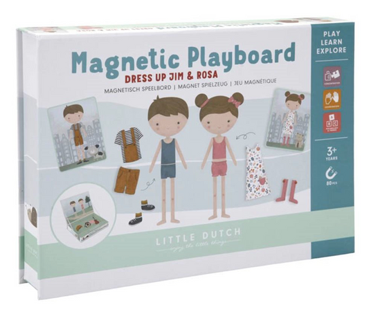 Little Dutch Magnetic Playboard - Rosa & Jim image 0