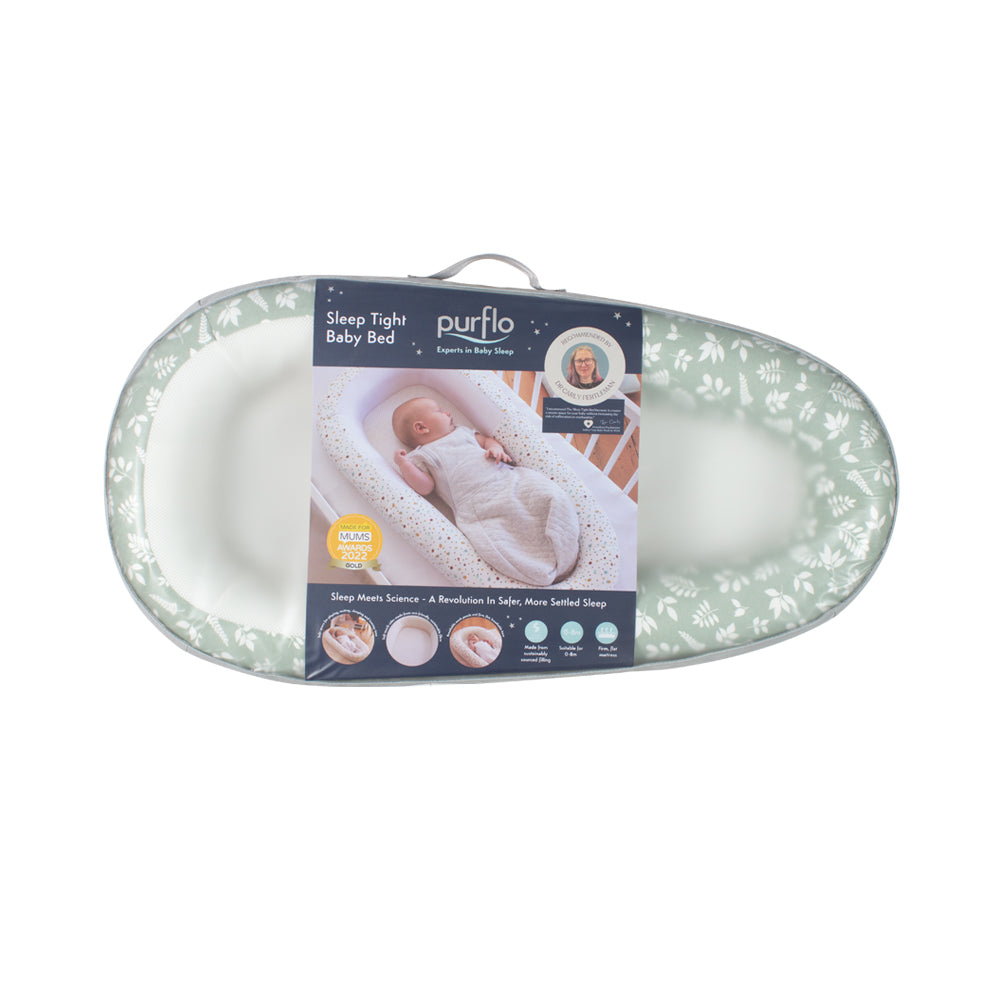 Purflo Sleep Tight Baby Bed - Fern image 2