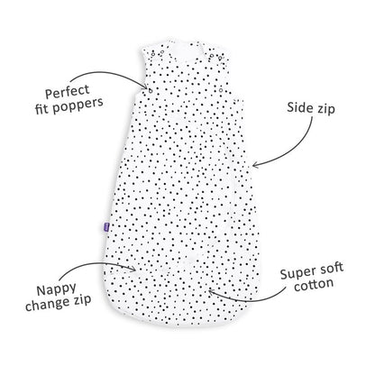 SnüzPouch Sleeping Bag 2.5 Tog - Mono Spots image 1